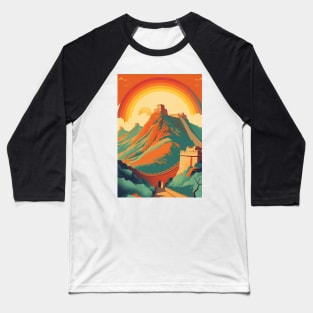 Great Wall of China Baseball T-Shirt